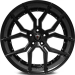 Wheels 22" M1000W 22X9 5X114.3 Satin Black 33ET 73.1CB (1000W229511433SB) New. Price: $1636.00.
