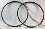 Velocity Disc 700C Racing Road Bike Rim Set Black 32S Doublewalled Cafe Commuter Used. Price: $77.92.