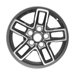 17X7.5 10 Spoke Alloy Wheel Machined And Matte-dark Charcoal Metallic 4755598AA Remanufactured. Price: $269.89.