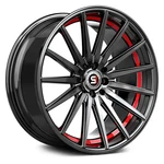 SPEC-1 SP-69 Wheels 18X8 (38, 4X114.3, 73.1) Black Rims Set Of New. Price: $1217.80.