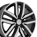 18X7.5 Gloss Black Alloy Wheel New Aluminum For 2006-2017 Volkswagen. Price: $251.28.