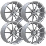 (SET-4) Inovit Frixion 20X10 5X120 Silver Milled 40MM Wheels Rims Inch New. Price: $1214.40.