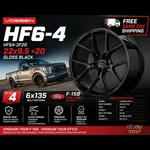 Set Of Vossen HF6-4 22X9.5 +20 Ford F-150 Fitment Gloss Black Wheels Rims New. Price: $3199.00.