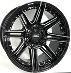 17" Black Milled Rough Country 88 Wheel Fits Lifted Toyota Tacoma Fj 6X5.5 -12 New. Price: $699.99.