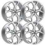 (SET-4) Xcess Flake 20X8.5 5X120 35MM Silver Machined Wheels Rims Inch New. Price: $1228.00.