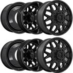 Set Of 6-20" Inch Fuel D871 Flux Dually 8X210 Blackout Wheels Rims New. Price: $2588.00.