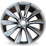 For Front Tesla Model Oem Design Wheel 21" 2012-2017 Charcoal Alloy Rim 98727 New. Price: $244.96.