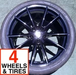 4 Factory Porsche Carrera Wheels Tires Genuine Oem Black 992 911 Sport 21 Inch Remanufactured. Price: $3599.00.