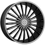 Elure 34 24X9.5 5X115/5X120 +13MM Black/machined Wheel Rim 24" Inch New. Price: $333.99.