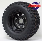 Golf Cart 12" Black Steel Wheels/rims And 23" All Terrain Tires (set Of 4) New. Price: $409.00.