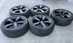 22" Land Rover Defender Black Carpathian Oem Factory Wheels Rims Tires Original Used. Price: $3257.80.