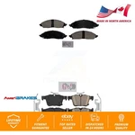 Front Rear Ceramic Disc Brake Pads Kit For 2020-2023 Chrysler Pacifica Awd New. Price: $130.10.