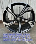 X Audi RS5 Oem Factory Wheel Machine Black Hol# 59078 2019-2025 Recond'n Remanufactured. Price: $500.00.