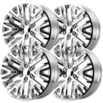 (set Of 4) American Replica ARW02 20X9 6X5.5" +24MM Chrome Wheels Rims New. Price: $1300.96.