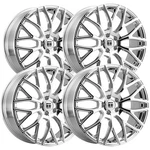 (set Of 4) Touren TR76 20X8.5 5X120 +35MM Chrome Wheels Rims 20" Inch New. Price: $2111.96.