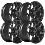 (set Of 4) 4PLAY GEN3 4P06 24X10 6X135/6X5.5" +18MM Matte Black Wheels Rims New. Price: $2659.60.
