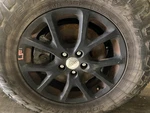 Wheel 17X7 Aluminum Black Fits Cherokee 2018797 Used. Price: $150.00.