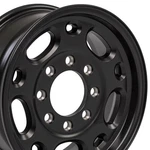 16X6.5 Wheel Fits Chevrolet Silverado Sierra Suburban 8X165 Satin Black 5079 New. Price: $177.75.