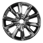 Used Polished And Painted Medium Charcoal Metallic Wheel; Aluminum 18 X 7. Price: $248.55.