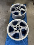 Porsche 993 Turbo Hollow Spoke Technology Wheels 18" X 10" 40 Remanufactured. Price: $2850.00.
