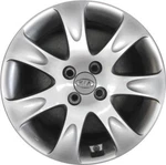 16" Kia Rio Wheel Rim Factory Oem 74605 2007-2011 Silver Remanufactured. Price: $495.00.