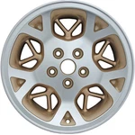 Used Painted Gold Aluminum Wheel 16 X 7 5DV33SYN. Price: $164.19.