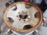 *rusty* 18X8 Spare Steel Wheel Rim From 2006 F250SD 12387887 Used. Price: $158.38.