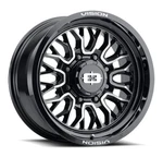 20" Vision 402 Riot Gloss Black Machined Face 20X12 Wheel 8X6.5 (8X165.1) -51MM New. Price: $380.22.