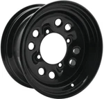 Quadboss 608493 14X7 4X156MM Steely Gloss Black Wheel New. Price: $101.45.