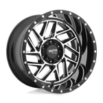 Moto Metal MO985 Breakout 20X12 8X165.1 -44MM Gloss Black Machined Wheel New. Price: $325.43.