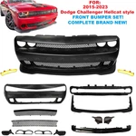 For 2015-2023 Dodge Challenger Hellcat Style Full Front Bumper Replacement New. Price: $355.05.