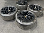 Genuine Porsche Macan Gts Spyder Spoke 21 " Wheels, Pirelli Tires, Tpms, Caps Used. Price: $5595.00.