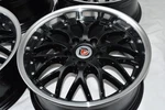 Set Of New 17X7.5 Ddr R19 Black Polished Lip 17" Rims Wheels 5X114.3 38MM. Price: $759.00.