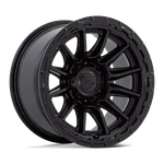 17X9 Fuel 1PC FC866 Piston 5X5.0 -12MM Blackout W/ Gloss Lip New. Price: $320.00.