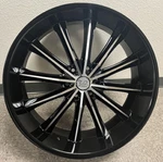 24" U2-66 Wheel 24X9.5 +30 6X139.7 C.b 78.1 Black Machined Rim Last New. Price: $2299.99.