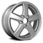 For Honda Accord 03-05 5-SPOKE Silver 16X6.5 Alloy Factory Wheel Remanufactured Used. Price: $266.26.