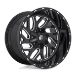 22X12 Fuel D581 Triton Black & Milled Wheel 8X180 (-43MM) New. Price: $600.00.