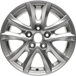 64961 Reconditioned Oem Aluminum Wheel 16X6.5 Fits 2014-2018 Mazda 3 Remanufactured. Price: $191.00.