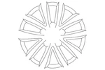 Genuine Volkswagen Wheel Alloy 3AA-601-025-AD-8Z8 New. Price: $437.93.