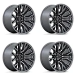 Set Fuel D848 Rebar 20X9 6X5.5 Matte Gunmetal Wheels 20" 1MM Rims New. Price: $1740.00.