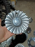 1) One Borghini Wheels Chrome Custom Center Caps # CSB24-1P / SJ129-12 Used. Price: $35.00.