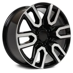For Chevy Silverado 1500 99-20 Alloy Factory Wheels 6 V-spoke Black New. Price: $307.00.