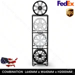 22" Display Rack For Rims Wheels Up To Showroom Black Stand 1 Set New. Price: $126.34.