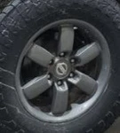 2013-2015 Titan Oe Wheel 18X8 6 Spoke Silver PRO-4X Dark Hyper Nissan Used. Price: $102.82.