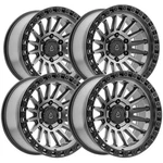 (SET-4) Arena Mesa 20X9 6X139.7/6X5.5 0MM Gunmetal Black Wheels Rims Inch New. Price: $1800.00.