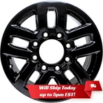New 18" Replacement Black Wheel Rim For 2015-2019 Chevrolet Silverado 2500 3500. Price: $213.00.