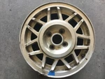 Golf MK1 Wheel Rim Snowflake, Vw Rabbit, Jetta, Scirocco 2 White Gti Cabriolet Used. Price: $100.00.
