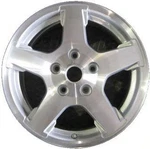 17" Jeep Grand Cherokee Wheel Rim Factory Oem 9055 2005-2007 Machined Silver Remanufactured. Price: $295.00.