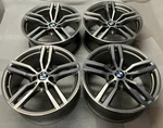 2015-2019 Bmw X6 Oem 19-INCH Staggered Wheels Set Of 4 Machined Silver Inlay Used. Price: $1090.00.