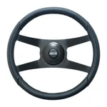 52-5375 GT9 Camaro/gm Style Wheel, Sport, Leather, Black Anodized Spokes New. Price: $150.00.